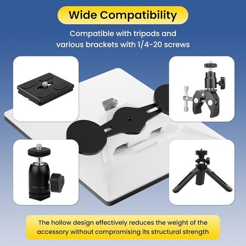 for Starlink Mini Mount Roof, Starlink Mini Tripod Adapter Aluminum 1/4 Inch Mount Base with 2X Magnetic Base, Starlink Mini Accessories for Travel Essentials/Vans/RV/Camping in Saudi Arabia