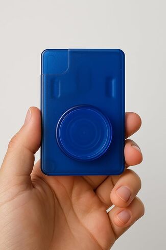 Get A Grip Now - Magnetic Wallet Phone Grip – MagSafe Compatible, Translucent Design, Slim and Lightweight, Grip for Smartphone (Wal-PhoneGrip- Clear) in Saudi Arabia