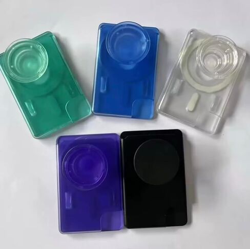 Get A Grip Now - Magnetic Wallet Phone Grip – MagSafe Compatible, Translucent Design, Slim and Lightweight, Grip for Smartphone (Wal-PhoneGrip- Clear) in Saudi Arabia