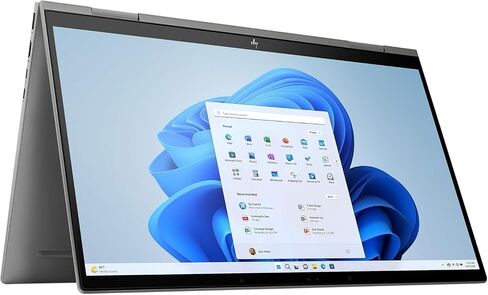 HP Envy x360 15.6'' FHD LED-Backlit IPS Touch 2-in-1 Laptop, Intel Core i5-1335U, 32GB RAM, 2TB M.2 SSD, Mineral Silver, Wi-Fi 6E, Bluetooth, Intel Iris Xe Graphics, Win11 with Accessories in Saudi Arabia