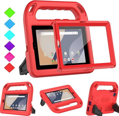 علبة BMOOO KIDS لـ ONN 7 بوصة Tablet 2024 (الطراز: 100135924) ، مع حامي الشاشة ، مقبض مقبض الصدمات في حالة وول مارت ONN 7 "(Gen 4 ، 2024) ، الأخضر in Kuwait