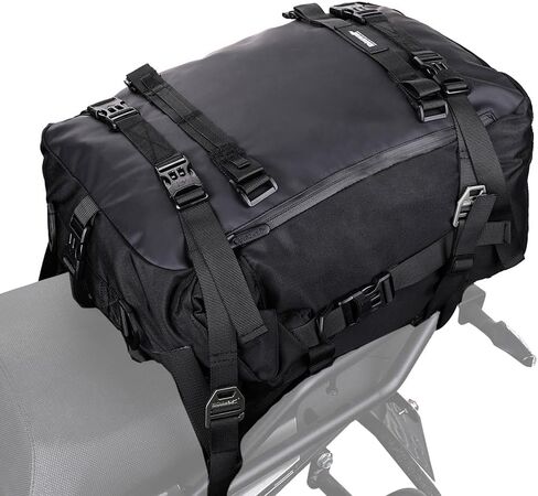 Rhinowalk Motor Saddle Bag Motorcycle Pannier Bag Waterproof Multifunctional Rear Rack Trunk Seat Bag(Yellow, 30L) in Saudi Arabia
