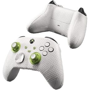 IMMOENUC Controller Grips for Microsoft Xbox Core Wireless Controller Grip Tape Anti Slip Skin,Self-Adhesive,Pre-Cut,Sweat-Resistant Full wrap For Xbox Series X/S,One Controller (White)