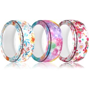 Ring Cover Protector Compatible for Oura Ring Gen 4/Oura Ring Gen 3/Samsung Galaxy Ring Silicone Protector Cover, Rubber Ring Protector Cover for Oura Ring 4 Cover (3 Colors A, M(10/11/12/13))