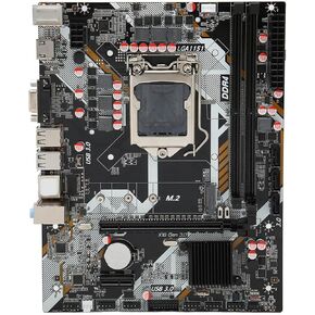 B365 LGA 1151 Motherboard, ATX PC Motherboard for Desktop, DDR4 DIMM, PCI E 16X Gen 3.0, SATA3.0, M.2 Interface, USB3.0, USB2.0, HDMI, VGA, PCI E 1X