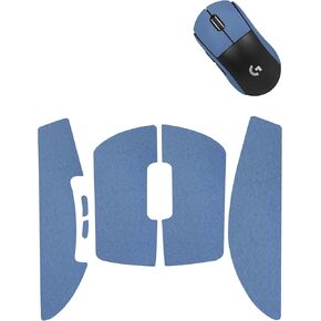 Mouse Anti Slip Grip Tape for Logitech G Pro Wireless Gaming Mouse,WUNIAK Mouse Sticker Set, can be Repeatedly Pasted, Ultra-Thin Non-Slip Sweat-Absorbent, Mouse Skin Sticker for G Pro,Dark Blue
