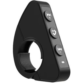 Wireless Bluetooth 5.3 Media Button,IPX6 Riding Waterproof Controller,Steering Wheel Music Button,Wireless Handlebar Controller,Compatible with iPhone/Android Devices.for Bicycles,Motorcycles.