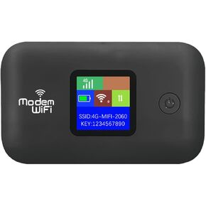 4G LTE Wi Fi Mobile Hotspot, Portable Wi Fi Hotspot for Travel, 10 Connected Devices, Cordless Internet Router Devices with SIM Card Slot, for Europe Africa Southeast Asia