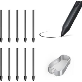 (10 PCS) Ayotu Replacement Tips Nibs Kit for Kindle Scribe/Remarkable Marker Pen, Nib Refill with Tool (Stylus not Included)