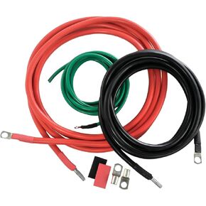 Cobra 10’ Cobra Cable Installation Kit for High Wattage Power Inverters - Compatible With 1500 Watt and 2500 Watt Output Power Inverters