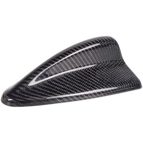 Carbon Fiber Car Shark Fin Antenna Cover for Car SUV Truck,AM FM Signal Connection Roof Aerial (for BMW)