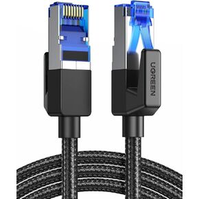 UGREEN Braided Cat 8 Ethernet Cable 6FT Bundle with Ethernet Adapter for Fire TV Stick