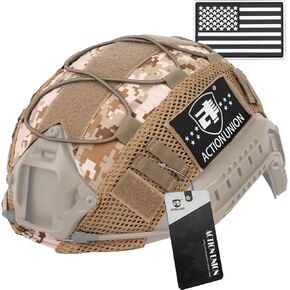 ACTIONUNION Tactical Airsoft Helmet Cover for PJ/BJ/MH Helmet