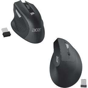 حزمة Acer Wireless Mouse OMR240 مع الماوس المريح اللاسلكي OMR241