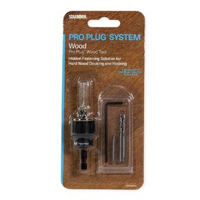 Starborn Industries Smart-Bit Pro Plug System Countersink Drill Bit Tool for Wood Decks, Flooring, and Woodworking