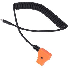 اكتب C إلى D انقر فوق كابل محول الطاقة الكاميرا ، USBC TO D TAP ، USB C مرنة USB C إلى D جهاز الكمبيوتر اللوحي المحمول للدخول إلى دبلي