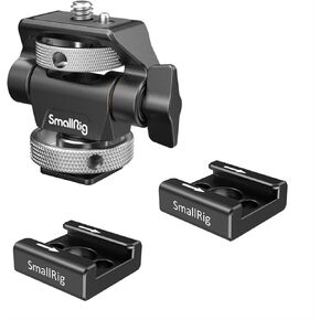 SMALLRIG Field Monitor Mount Kit, Monitor Kit Holder Swivel and Tilt Adjustable with Cold Shoe Mount for 5" and 7" Monitor