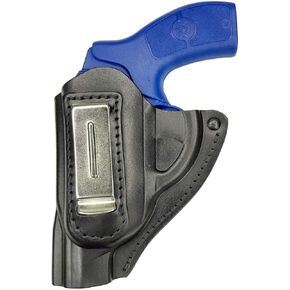 VlaMiTex Leather Holster Revolver J Frame S Fits Smith & Wesson 31/34/36/38/43/60/351/360/442/637/638/640/642/649 Chiefs Special/Ruger LCR/Taurus 85 and 856 / Kimber K6S