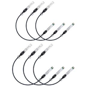ipolex 2 Pack 10G SFP+ Twinax Cable, 0.3m (0.98ft) and 4 Pack 10G SFP+ Twinax Cable, 0.3m (0.98ft)