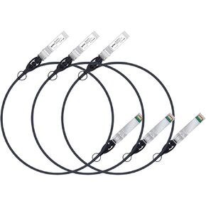 ipolex 1 Pack 10G SFP+ Twinax Cable, 1m and 2 Pack 10G SFP+ Twinax Cable, 1m (3.28ft)