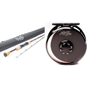 Moonshine Rod Co. Rambler- 6'6 MLF Plus Creede Reel- 45355
