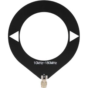 Portable Loop Antennae with 10kHz to 180MHz, SMA Male Interface, Ideal for Camping Outdoor Use, Donut WB Antennae for Indoor Radio