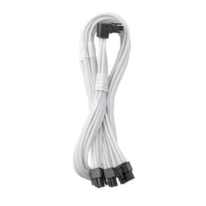 CableMod RT-Series Pro ModFlex Sleeved 12V-2x6 12VHPWR 90° StealthSense PCIe Cable for ASUS/Seasonic/Phanteks (Variant A, Black)