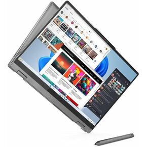 Lenovo IdeaPad 5i 2-in-1 Laptop with Intel Core 7 150U Processor, Touch, 14" WUXGA, IPS Display, 16GB LPDDR5X RAM, 512GB SSD, Digital Pen, 1080P FHD Camera, Backlit KYB, FP Reader, and Win 11 Home