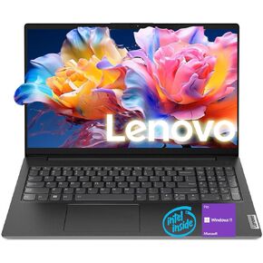 Lenovo V15 Series Laptop | 24GB RAM & 1TB PCIe SSD | Intel Efficient Quad-Core CPU | 15.6" FHD Display | Fast WiFi 6 & RJ-45 Ethernet | Anti-Glare | Military-Grade Durability | Windows 11 Pro