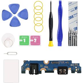 Charging Port Replacement Kit Compatible with Galaxy Tab A9 8.7 2023, Dock Board USB-C Connector for Tab A9 8.7 2023 SM-X110, SM-X115 Tablet, with Repair Tools