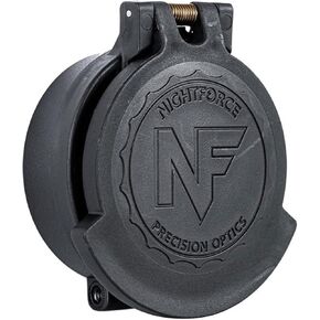 Nightforce Eyepiece Durable Weather-Resistant Spring-Loaded Flip-Up Rotational Lens Caps with Clamp-On Attachment, Black, NX8 20x, 32x, NXS 15x, 22x, 32x, 42x, SHV 10x, 14x, 20x