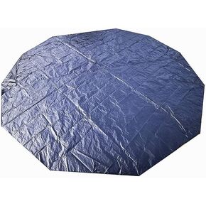 Black Bell Tent Footprint for 4M/5M,Waterproof Groundsheet Mat for Yurt Tent, Round Tarp for Outdoor Camping