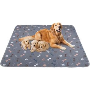 Washable Pee Pads for Dogs, Large 2 Pack 36"x48" Dog Pee Pads Washable, Waterproof Puppy Pads Mat Reusable Fast Absorbent Dog Potty Training Pads, Whelping Pads for Playpen Crate in Kuwait