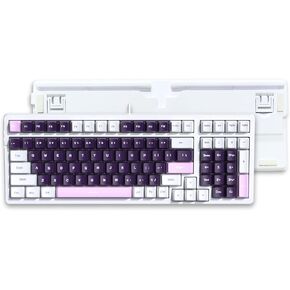 لوحة مفاتيح ألعاب ميكانيكية 100 مفتاح Mechanical ، لوحات مفاتيح مفاتيح حمراء ، إضاءة خلفية RGB ، لوحة مفاتيح سلكية 98 ٪ للعبة والمكتب in Kuwait