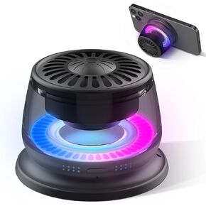 Wireless Magnetic Portable Mini 5.4 Bluetooth Speaker, Fully Compatible, Supports Calling, RGB Lighting, Long Battery Life, high Volume, Mobile Phone Holder,Comes with a Magnetic Ring Hanging Rope