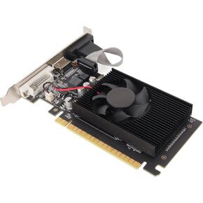 2GB DDR3 Graphics Card, High Definition Multimedia Interface, Cooling Fan, Stable and Durable, Easy to Install for Computer Desktop