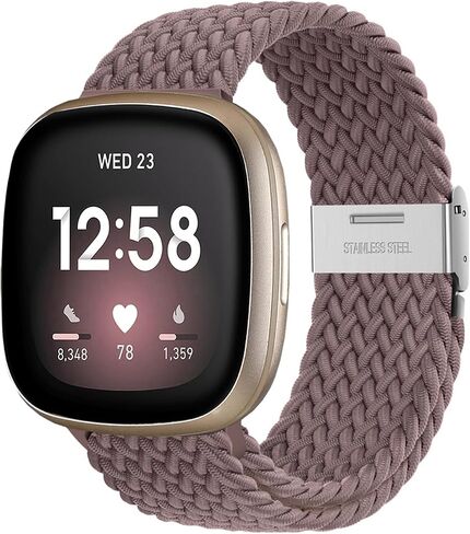 نطاقات متوافقة مع Fitbit Versa 4/Sense/Versa 3/Sense 2 Band Men Women ، Writband Strap Sport Strap Strap Strap Fitbit Sense 2 و Versa 4 Watch Band Woman in Saudi Arabia