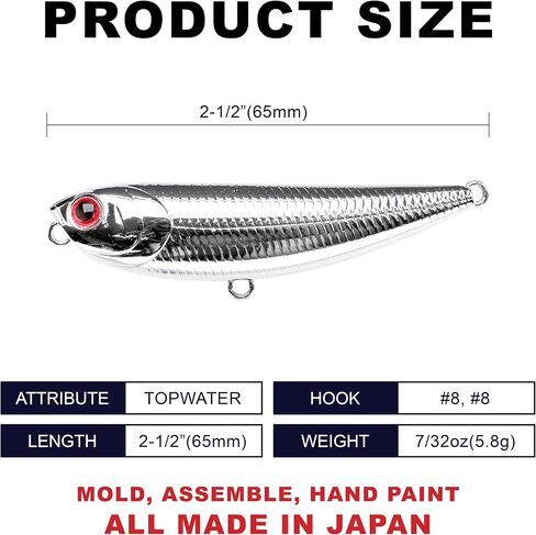 Lucky Craft Sammy 65 ، Freshwater Lake Bass Bass Fishing Exprice ، Topwater ، Smallmouth ، Floating ، الفوز بالبطولة ، المشي الكمال الكلب ، معدات الصيد ، إكسسوارات الصيد ، صيد الأسماك in Kuwait