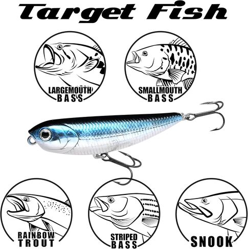 Lucky Craft Sammy 65 ، Freshwater Lake Bass Bass Fishing Exprice ، Topwater ، Smallmouth ، Floating ، الفوز بالبطولة ، المشي الكمال الكلب ، معدات الصيد ، إكسسوارات الصيد ، صيد الأسماك in Kuwait