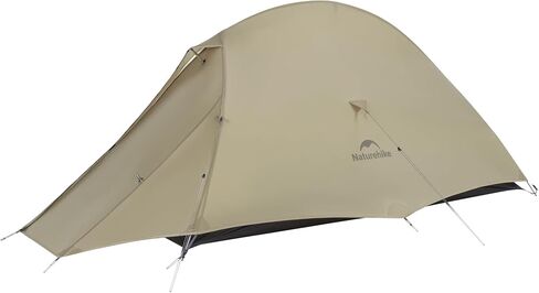 Naturehike Cloud Up 1 Person Tent, Lightweight Backpacking Tents for One Man, Waterproof Ultralight One Person Tent for Camping Hiking Backpacking in Kuwait