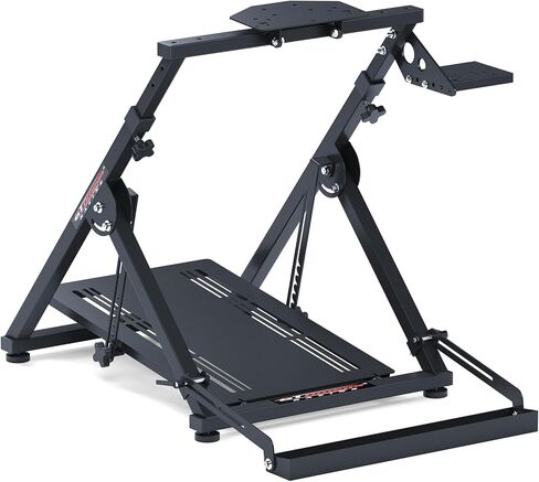 GT Omega Apex Racing Wheel Stand for Logitech Fanatec Clubsport Thrustmaster Gaming Wheel Wheel Mount و Syfter Mount ، TX T500 T300 G29 G920 PS4 Xbox قابلة للطي قابلة للإمالة للتحكم في السباق in Saudi Arabia