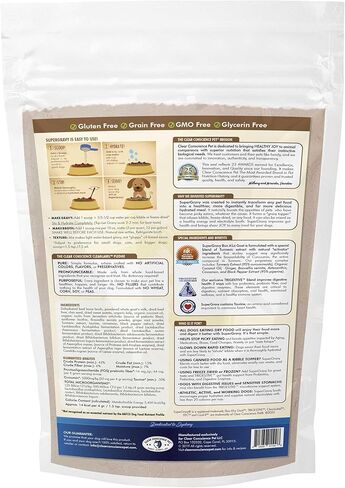 SuperGravy Bon A’ La Goat | Natural Dog Food Gravy Topper | Beef Bone Broth, Goat Milk for Dogs | Gluten Free & Grain Free, 14 Scoops, 01098, White in Kuwait