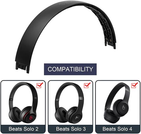 Solo 3 Headband - Replacement Parts Specifically Designed for Beats Solo 2 / Solo 2 Wireless Headphones (Matte Black) in Saudi Arabia
