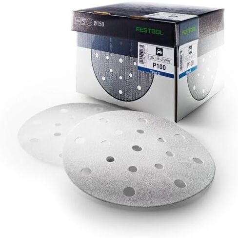 Festool 497367 Granat P120 Grit RO 90 3-1/2-Inch (90mm) Diameter Abrasive Sanding Discs, 100-Pack in Saudi Arabia