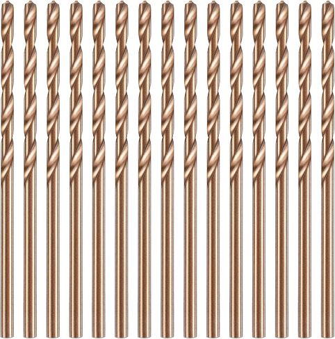 Mudder 30 Pieces 1/16" Drill Bit M35 High Speed Steel Twist Cobalt Drill Bit Set for Hardened Metal Stainless Steel Cast Iron Woodwork Plastic (1/16 Inch) in Saudi Arabia