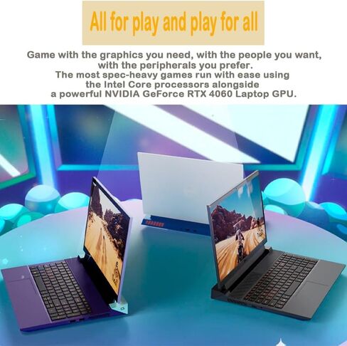 Dell G15-G5530 Gaming Laptop - Office 2024 Lifetime & Windows 11 Pro, Intel 14-Core i7-13650HX, NVIDIA GeForce RTX 4060, 15.6" FHD 120Hz Display, Wi-Fi 6, Backlit Keyboard, 32GB DDR5, 1TB SSD in Saudi Arabia