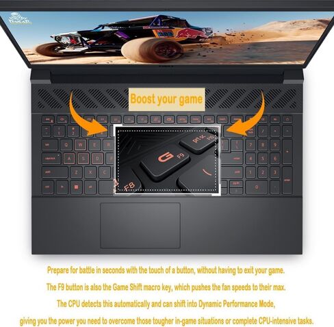 Dell G15-G5530 Gaming Laptop - Office 2024 Lifetime & Windows 11 Pro, Intel 14-Core i7-13650HX, NVIDIA GeForce RTX 4060, 15.6" FHD 120Hz Display, Wi-Fi 6, Backlit Keyboard, 32GB DDR5, 1TB SSD in Saudi Arabia