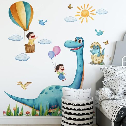 Large Dinosaur Wall Stickers Decals,3D Large Dinosaur Wall Stickers Decoration for Boys Bedroom Baby Kids Nursery Room Classroom Decor in Saudi Arabia