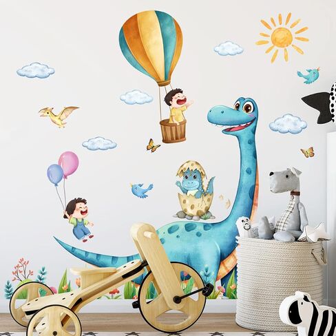 Large Dinosaur Wall Stickers Decals,3D Large Dinosaur Wall Stickers Decoration for Boys Bedroom Baby Kids Nursery Room Classroom Decor in Saudi Arabia