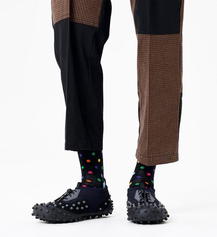 جوارب Happy Socks Premium Crew للرجال والنساء، مصنوعة من مادة Tencel المستدامة - متعددة الألوان - مقاس 9-11 - علبة هدايا مكونة من 4 قطع in Kuwait